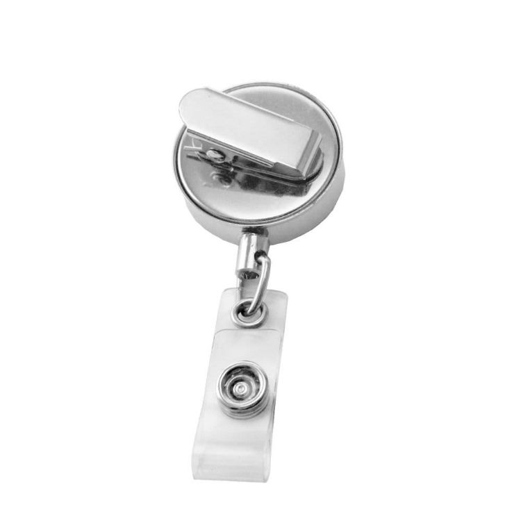 Picture of Metal Zip Pull Badge Holder