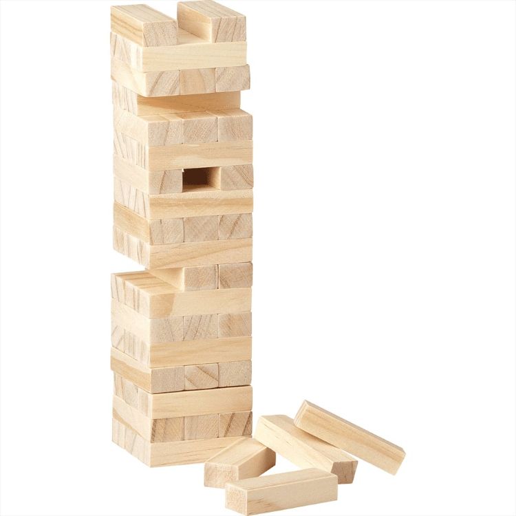 Picture of Tumbling Tower Wood Block Stacking Game