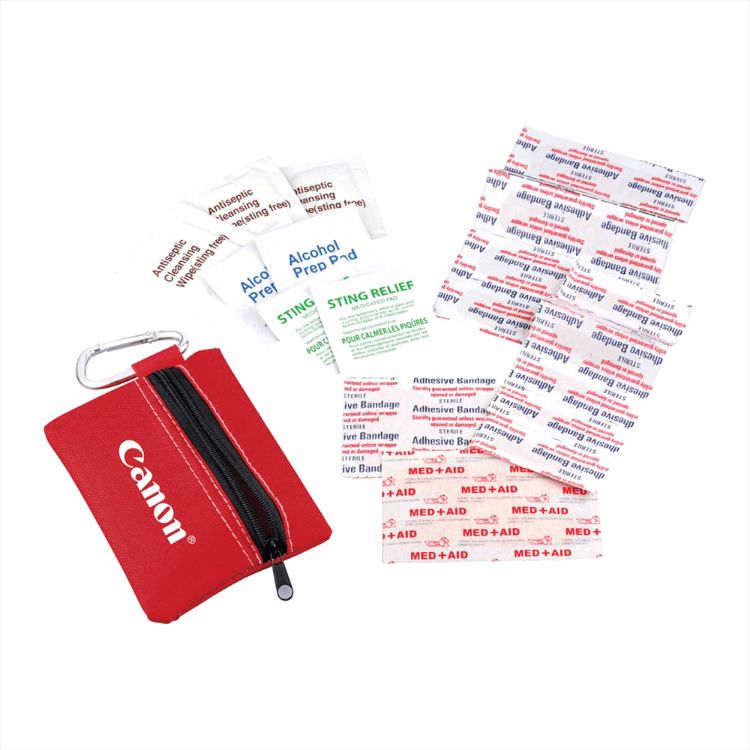 Picture of Zippered 20-Piece First Aid Pouch