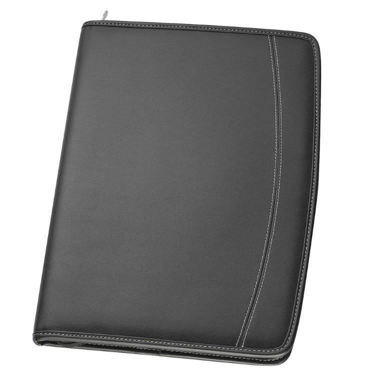 Picture of The Flare A4 Imitation Leather Zip Compendium