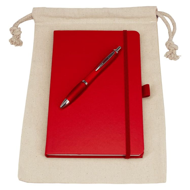 Picture of Gift Set - Drawstring Bag + JournalBook + Pen