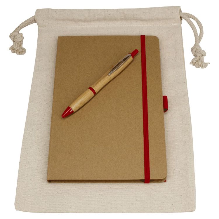 Picture of Gift Set - Drawstring Bag + JournalBook + Pen