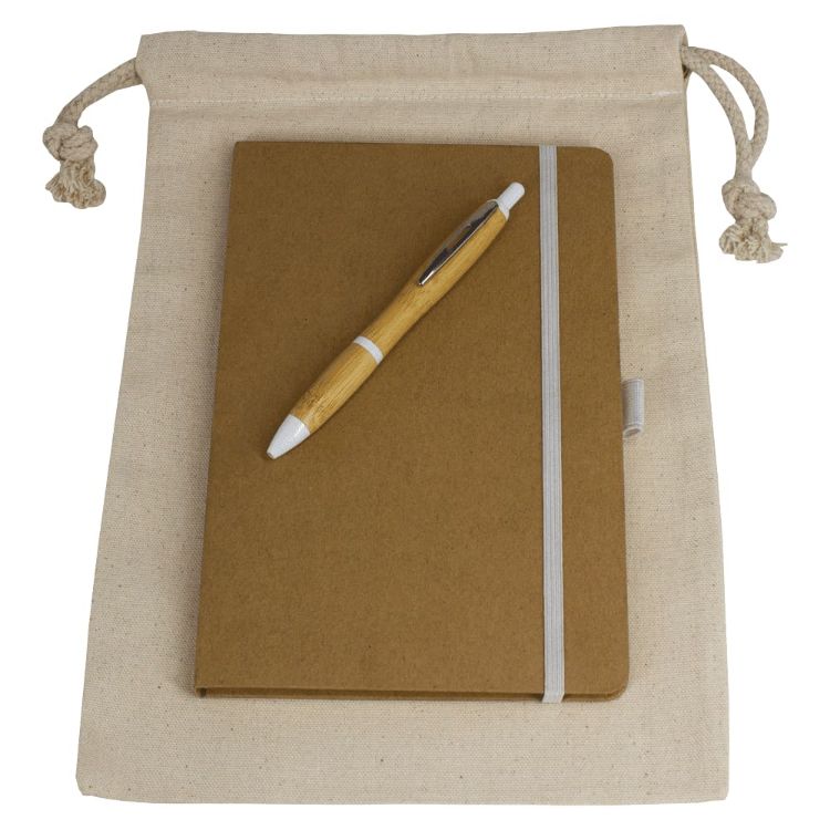 Picture of Gift Set - Drawstring Bag + JournalBook + Pen