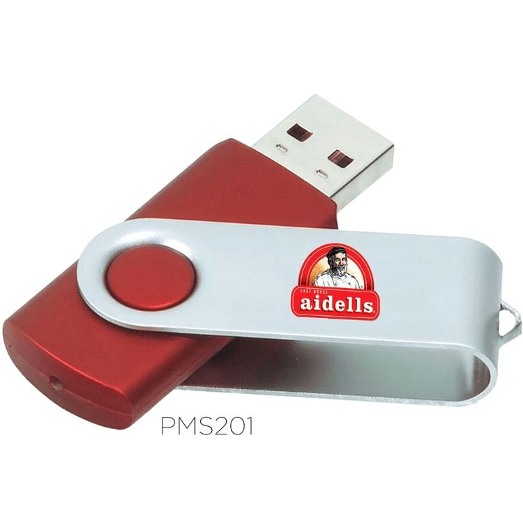 Picture of Rotate USB Flash Drive - Factory Direct Indent Pricing