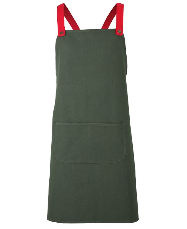 Picture of JB's Cross Back Canvas Apron (Without Straps)