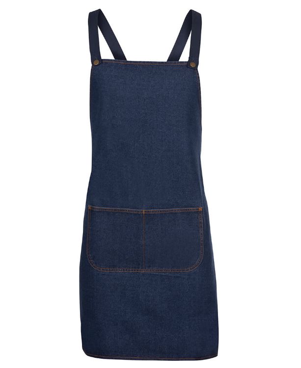 Picture of JB's Cross Back Denim Apron (Without Straps)