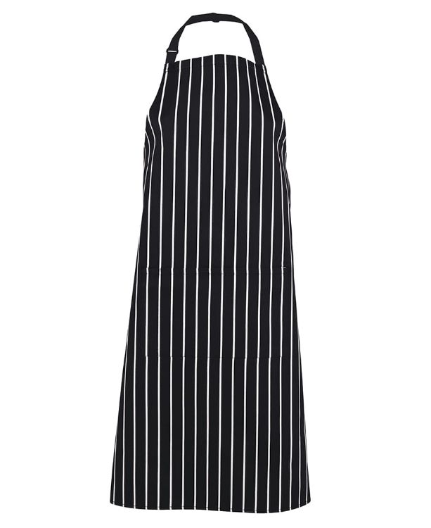 Picture of JB's Bib Striped Apron with Pocket