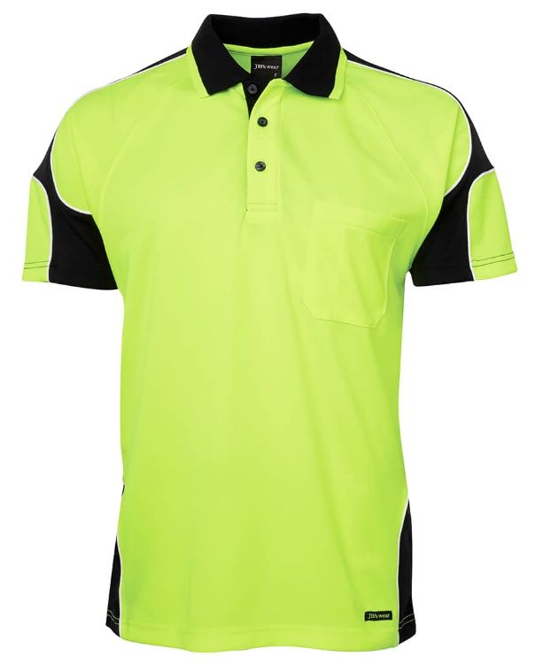 Picture of JB's Hi Vis S/S Arm Panel Polo