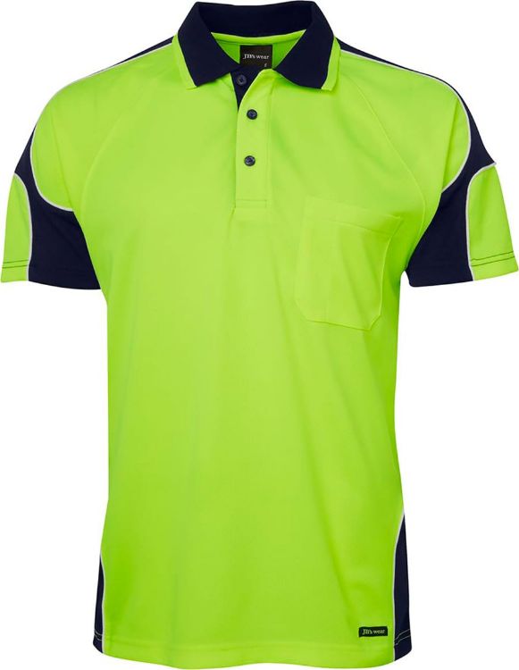 Picture of JB's Hi Vis S/S Arm Panel Polo