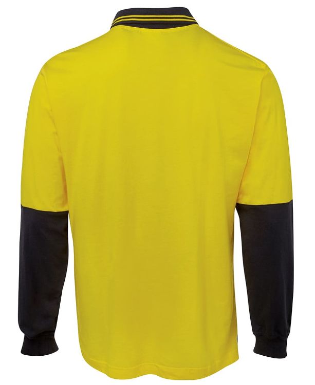 Picture of JB's Hi Vis L/S Cotton Polo