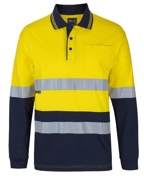 Picture of JB's Hi Vis (D+N) L/S Cotton Polo