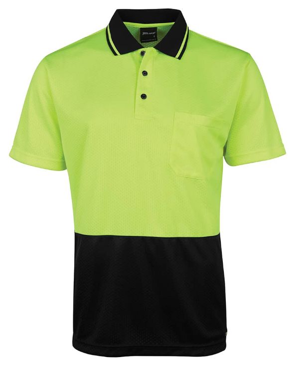 Picture of JB's Hi Vis Jacquard Non Cuff Polo