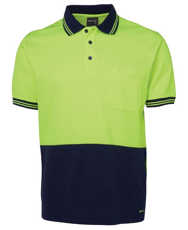 Picture of JB's Hi Vis S/S Cotton Back Polo