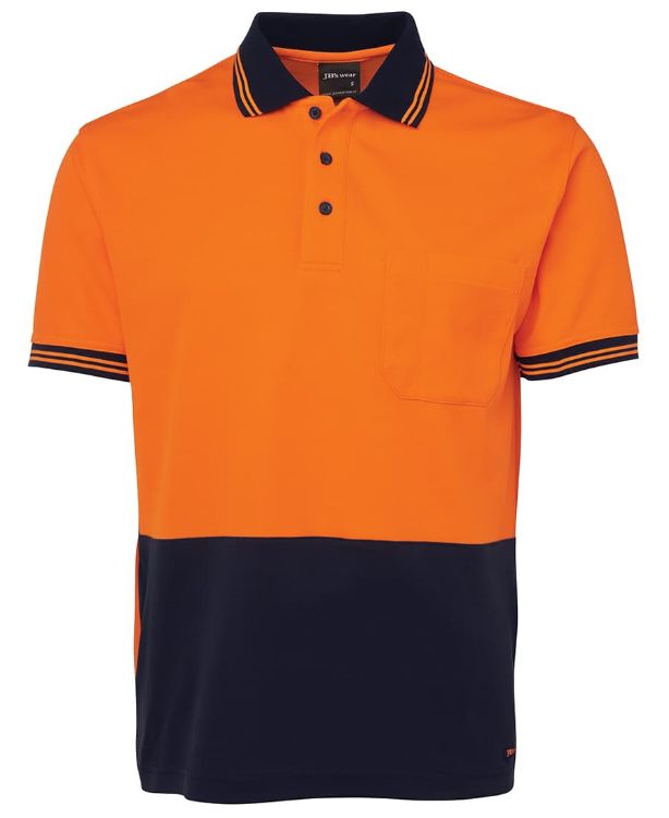 Picture of JB's Hi Vis S/S Cotton Back Polo