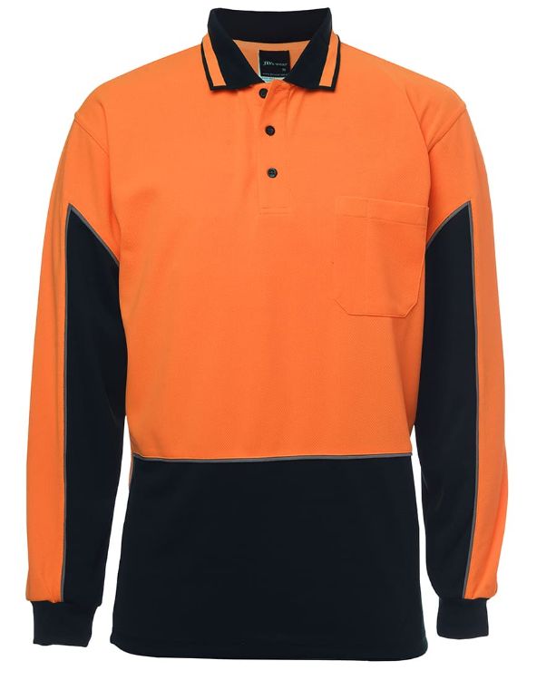 Picture of JB's Hi Vis L/S Gap Polo