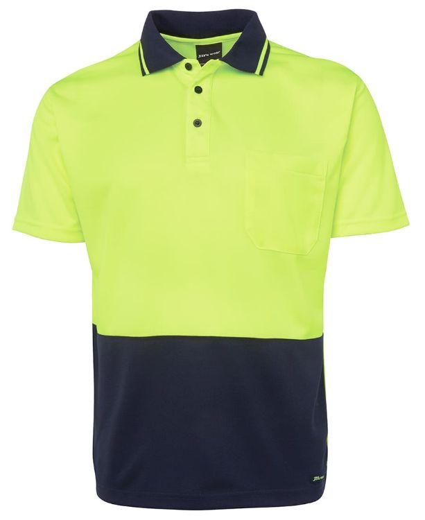 Picture of JB's Adults and Kids Hi Vis Non Cuff Traditional Polo