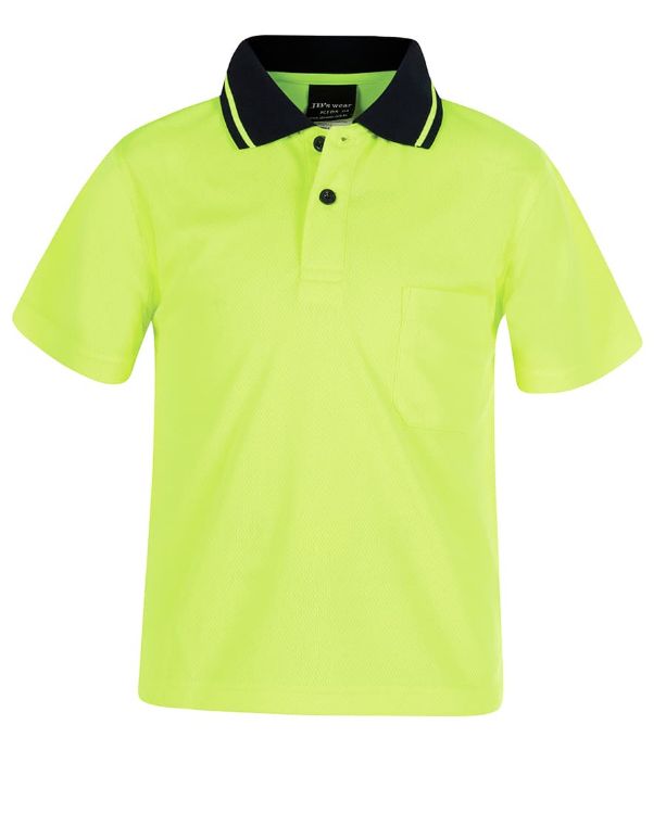 Picture of JB's Adults and Kids Hi Vis Non Cuff Traditional Polo