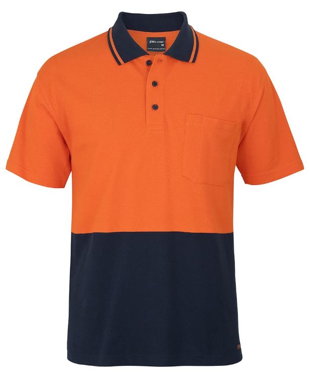 Picture of JB's Hi Vis S/S Cotton Pique Trad Polo