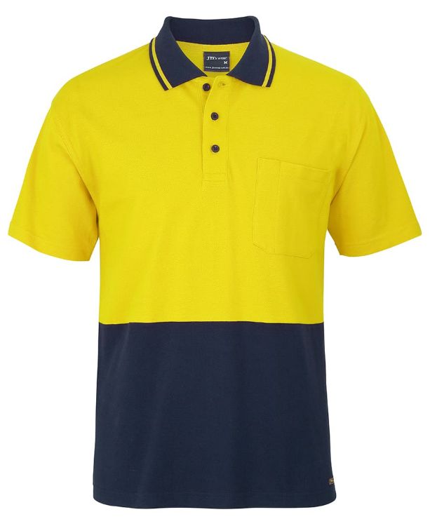 Picture of JB's Hi Vis S/S Cotton Pique Trad Polo