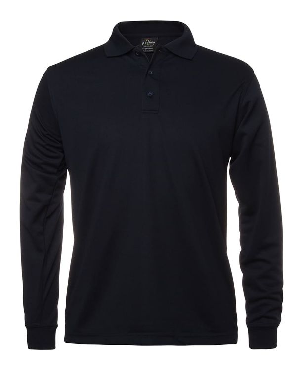 Picture of Podium Long Sleeve Poly Polo