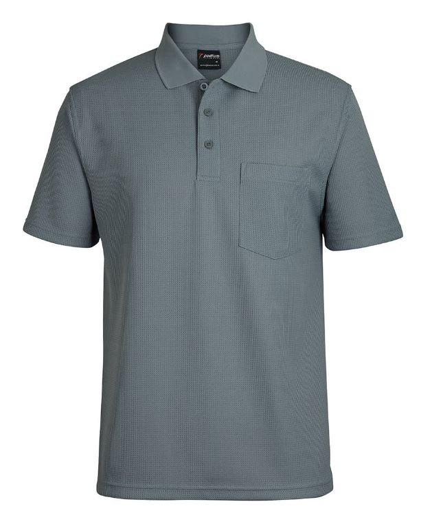 Picture of Podium Waffle Pocket Polo