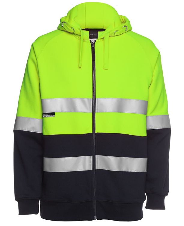 Picture of JB's Hi Vis (D+N) Full Zip Fleecy Hoodie