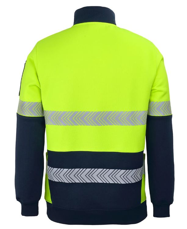 Picture of JB's Hi Vis 330g 1/2 Zip Segmented Tape Fleece