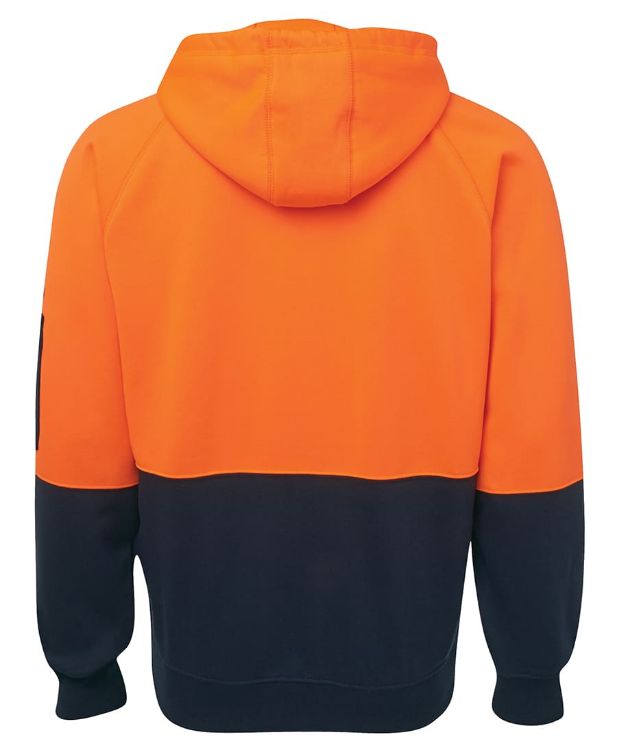 Picture of JB's Hi Vis Full Zip Fleecy Hoodie