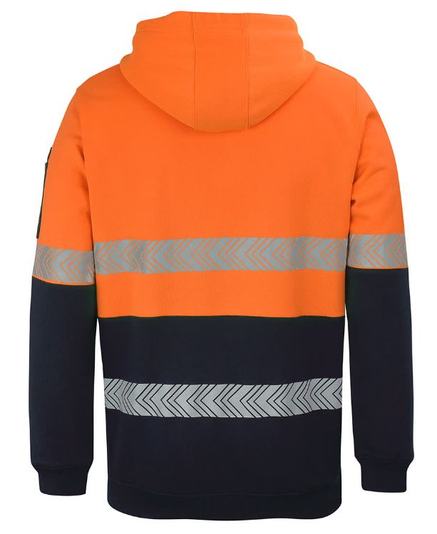 Picture of JB's Hi Vis (D+N) 1/2 Zip Segmented Tape Hoodie