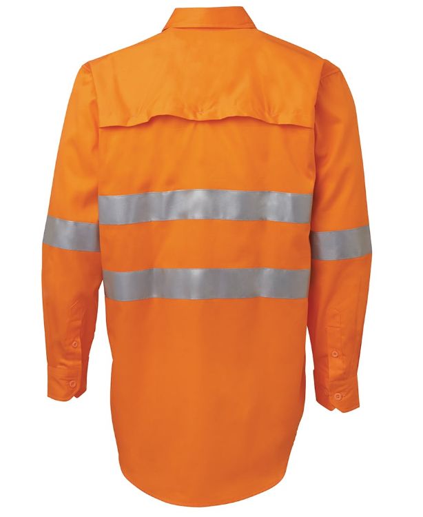 Picture of JB's Hi Vis L/S (D+N) 150G Work Shirt