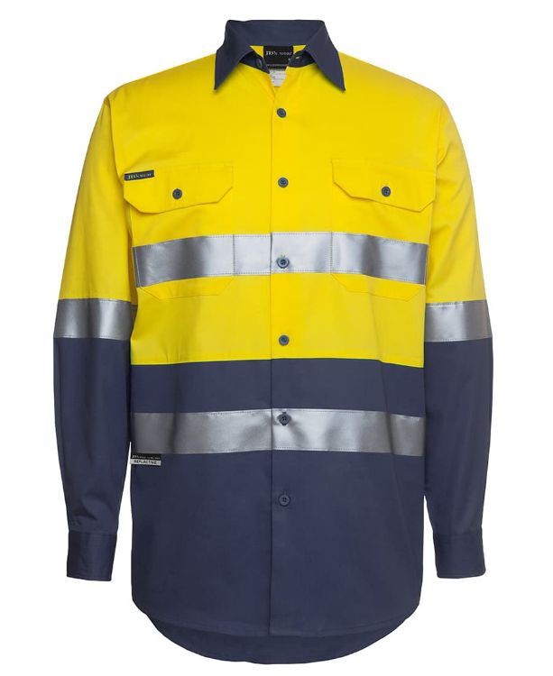 Picture of JB's Hi Vis (D+N) L/S 190G Work Shirt