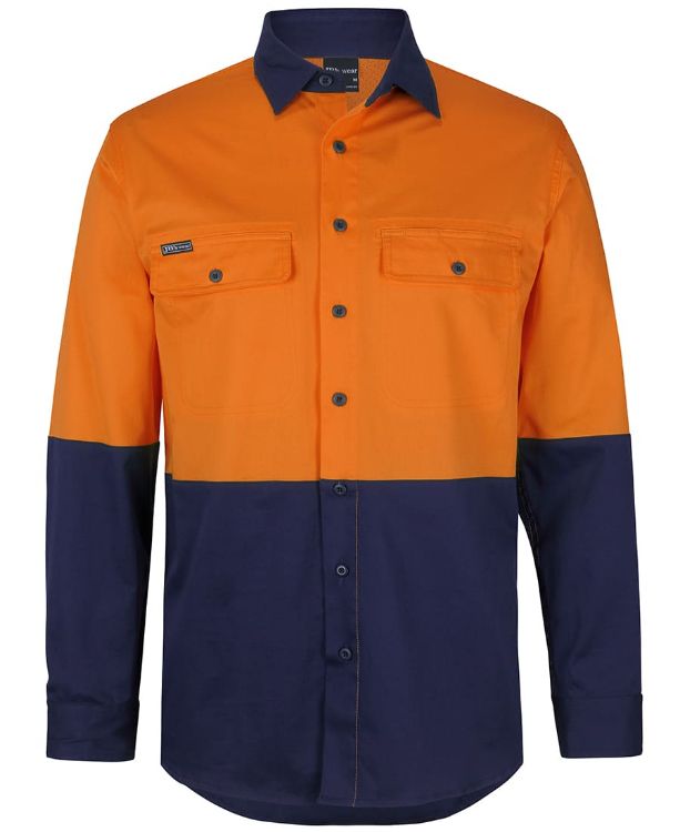 Picture of JB'S Hi VIs L/S Stretch Work Shirt