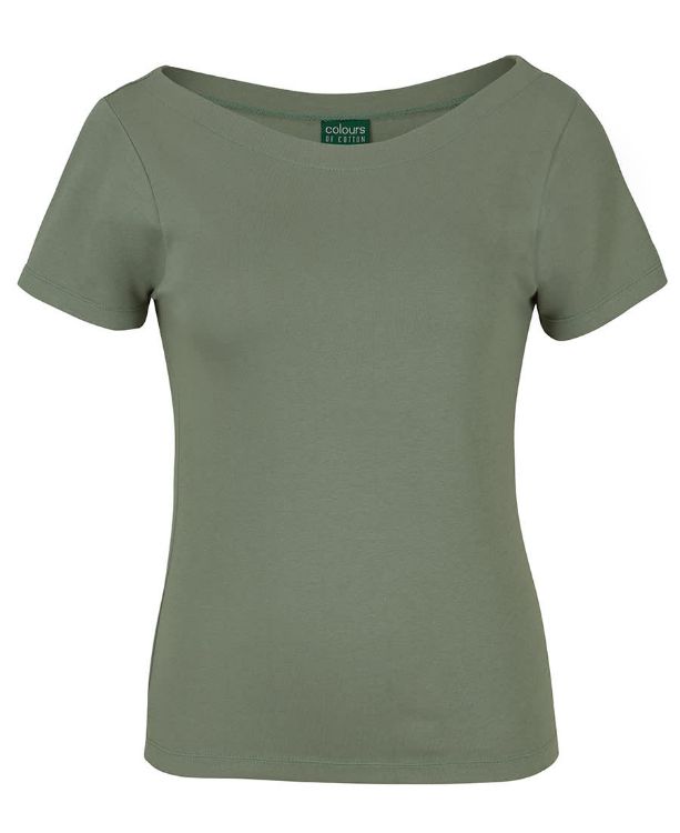 Picture of C of C Ladies Boat Neck Tee