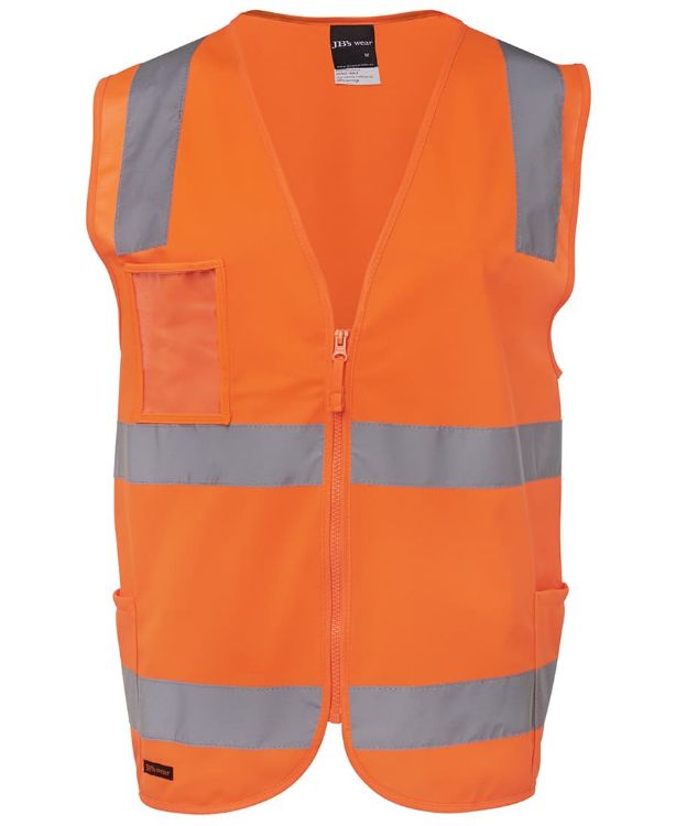 Picture of JB's Hi Vis (D+N) Zip Safety Vest