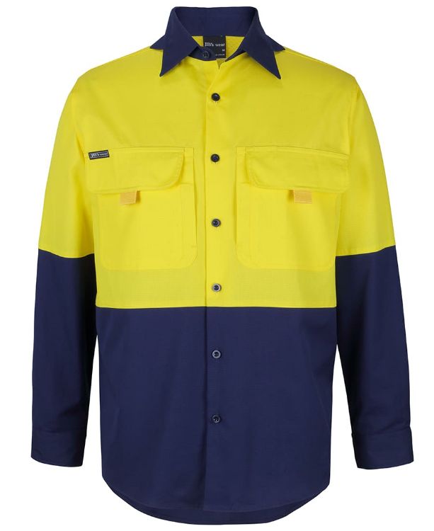 Picture of JB's Hi Vis Ripstop L/S Fishing Shirt