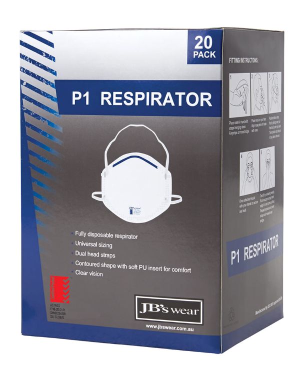 Picture of JB's P1 Respirator (20pc)