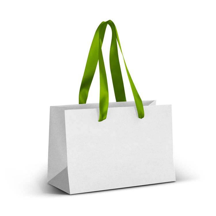 Picture of Small Ribbon Handle Paper Bag - Full Colour