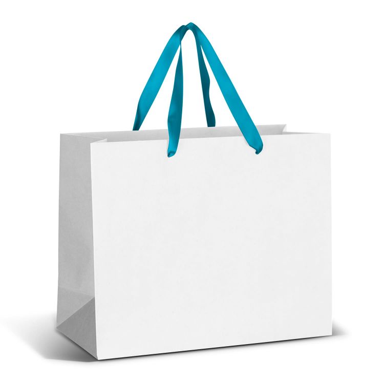 Picture of Large Ribbon Handle Paper Bag - Full Colour