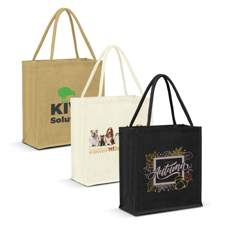 Picture of Lanza Jute Tote Bag - Colour Match