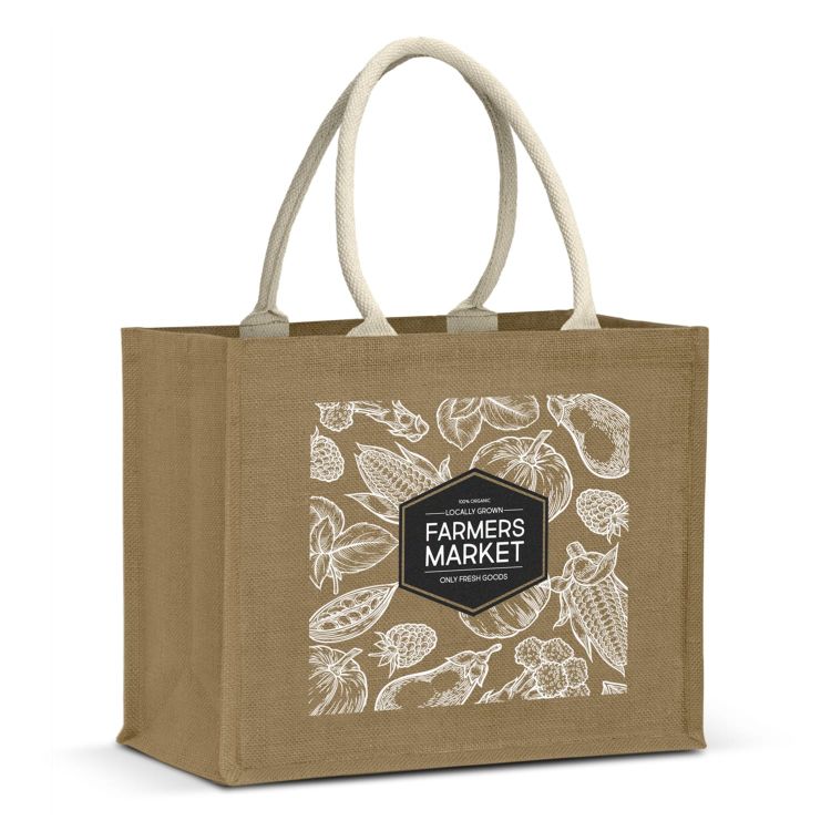 Picture of Torino Starch Jute Tote Bag