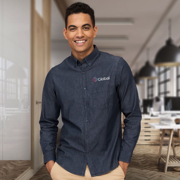 Picture of SOLS Barry Men's Denim Shirt