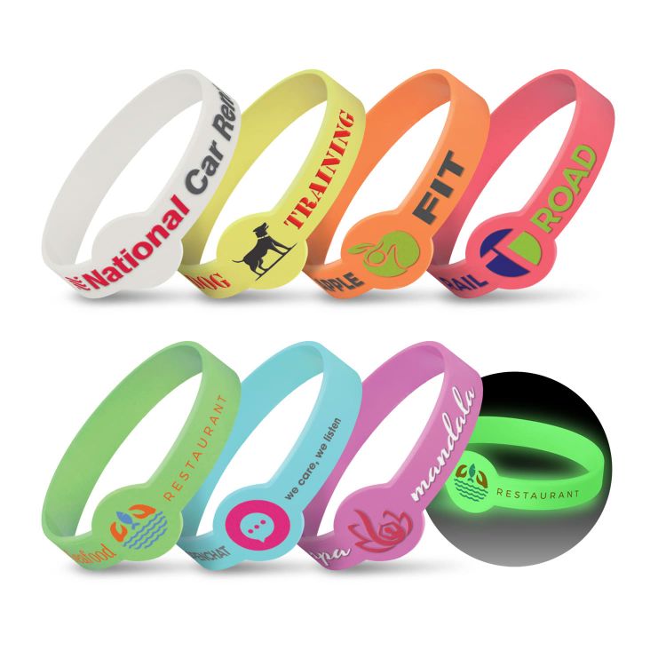 Picture of Xtra Silicone Wrist Band - Glow in the Dark