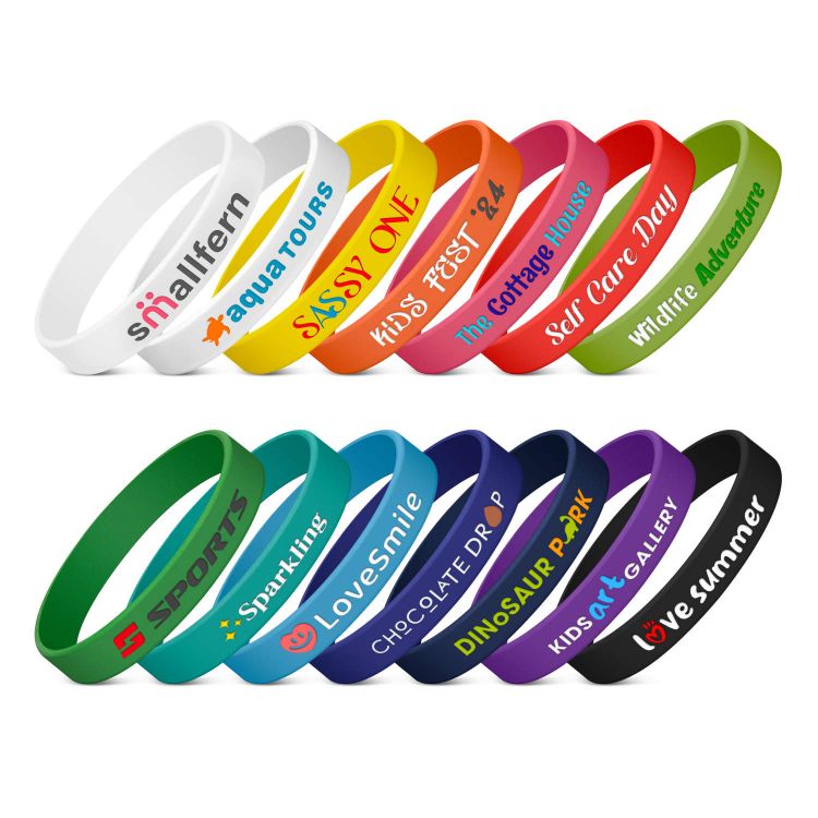 Picture of Kids Silicone Wrist Band - Debossed