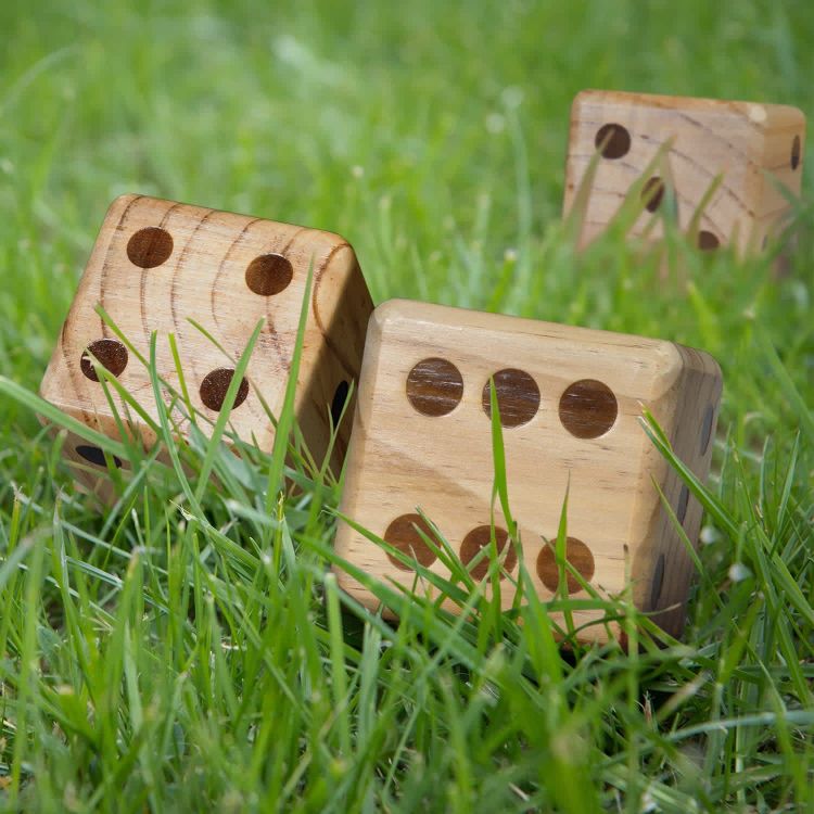 Picture of Wooden Yard Dice Game