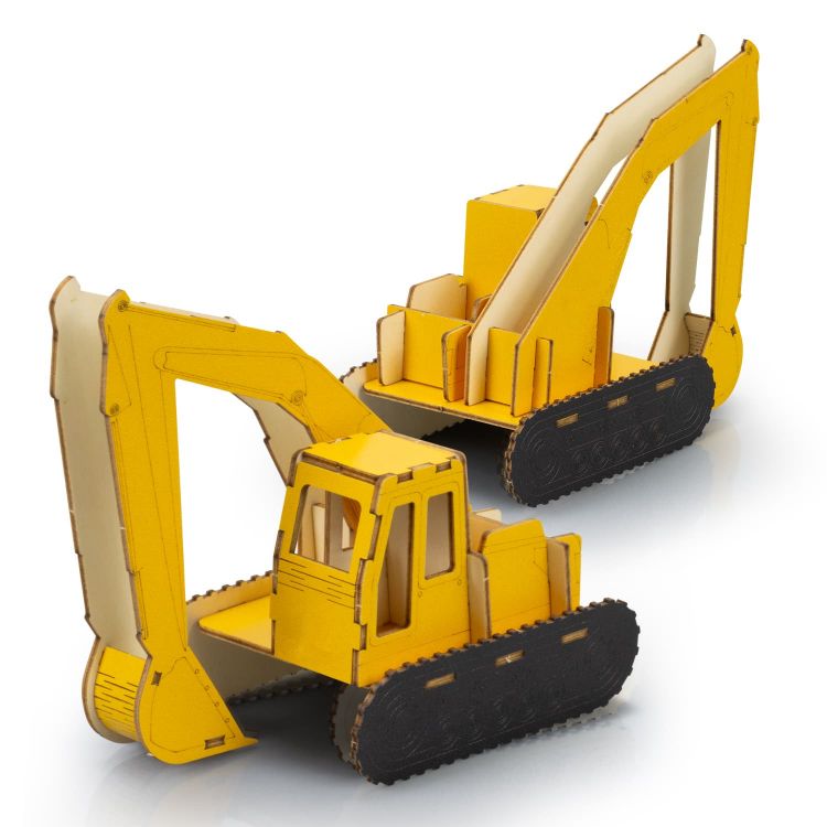 Picture of BRANDCRAFT Excavator Wooden Model