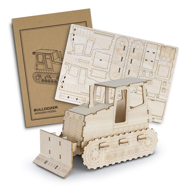 Picture of BRANDCRAFT Bulldozer Wooden Model