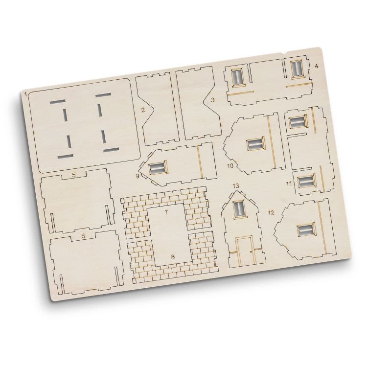 Picture of BRANDCRAFT House Wooden Model