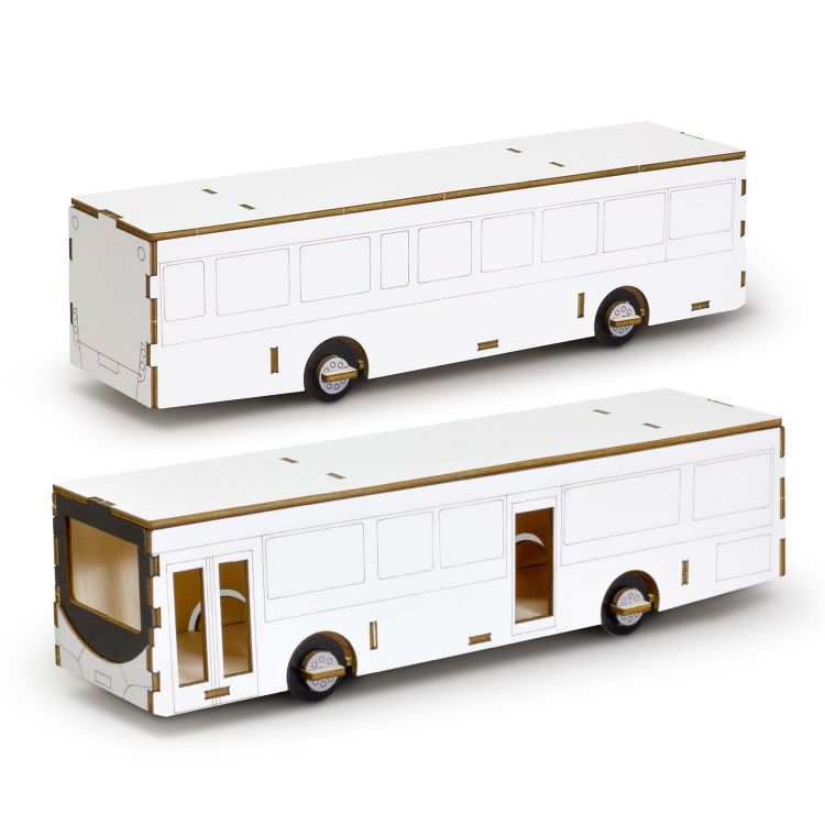 Picture of BRANDCRAFT Bus Wooden Model