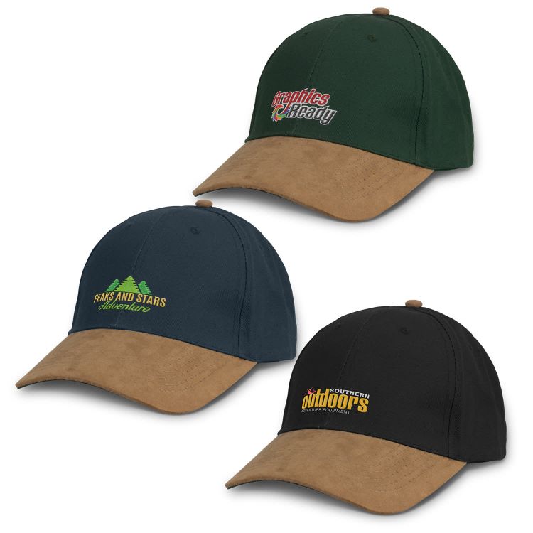 Picture of Outback Suede Peak Cap