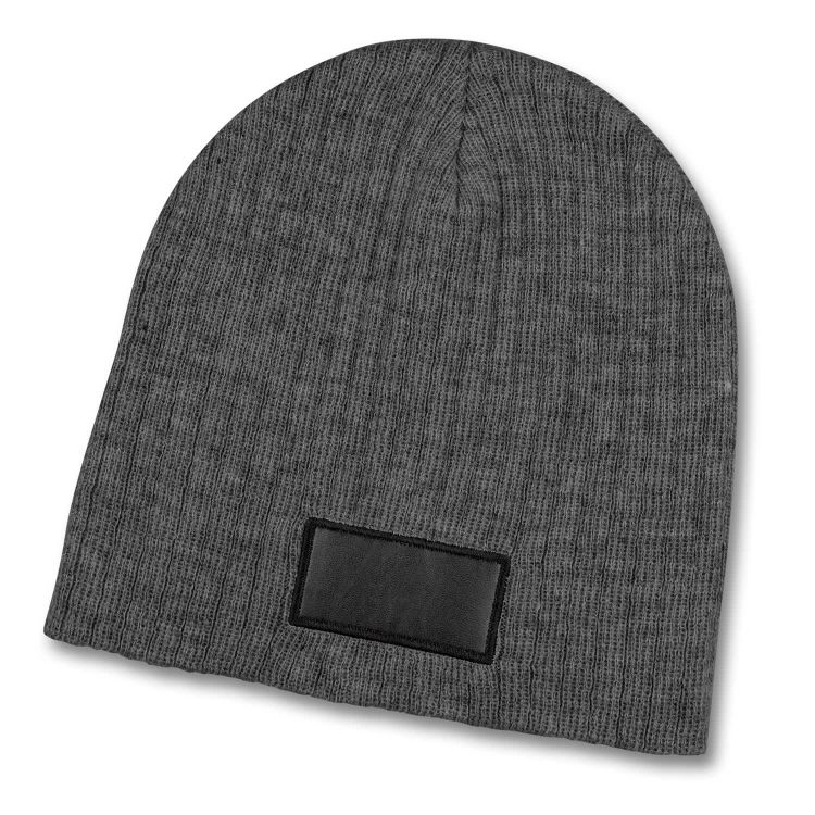 Picture of Nebraska Heather Cable Knit Beanie With Patch